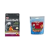 Kaytee Nutri Soft Pet Parrot & Conure Bird Food, 3 lb Yo Dips Mango Flavored Yogurt Dipped Treat for Pet Parrots, 3.5 oz Bundle