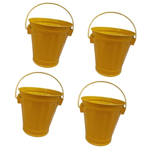 YTtkku Secchio in ferro colorato da giardino perfetto per progetti artigianali e composizioni floreali per piantare progetti artigianali secchi decorativi in ferro