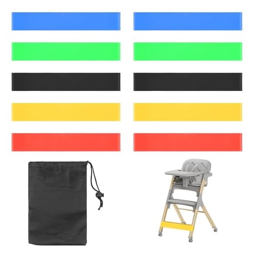 10 PcsBandas Elásticas para Silla, Bandas flexibles para TDAH, bandas antiestrés coloridas sensoriales portátiles para escritorio, TDAH y yoga.