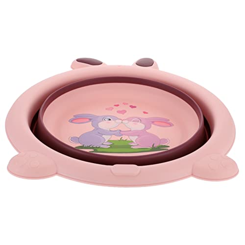 SEWOART Lavabo Plegable Portátil de Cartón Bebés Cuenca de Lavado Ideal Viajes y Uso Casa Perfecto Niños Diseño Divertido y Ahorra Espacio