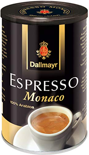 Dallmayr Espresso Monaco Ground Coffee - 100% Arabica - 200 G, Dallmayr I Germany #TOP21