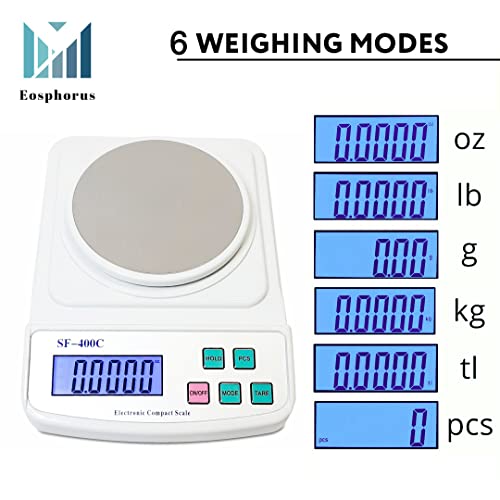 Eosphorus Science Digital Scale Mass Balance Chemistry Laboratory Digital Scale Gram Scale 0.01G Accuracy – Ounces And Grams Scale #TOP2