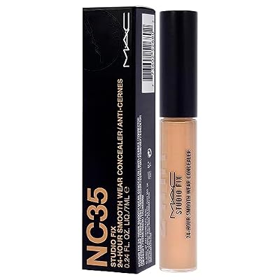 MAC Studio Fix 24 Hour Smooth Wear Concealer - NC35 by MAC for Women - 0.24 oz Concealer