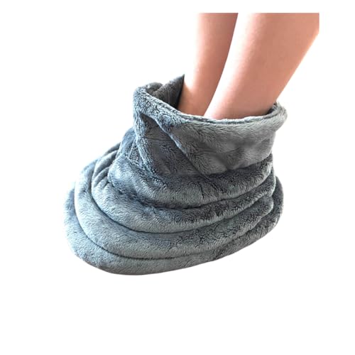 Cozy Microwavable Foot Warmer with Soft Fleece - Soft Comfort hot Pack for feet – Small-Med - Reusable Heat Pack for Cold Feet, Soothing Pain & Relaxation – No Charging, just Heat and Relax