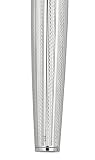 Xezo Maestro długopis kulkowy, Fine Point. Solidne srebro wysokiej próby 925 z czarną matką perły. Plated Parts. Handcrafted, Limited Edition, Serialized