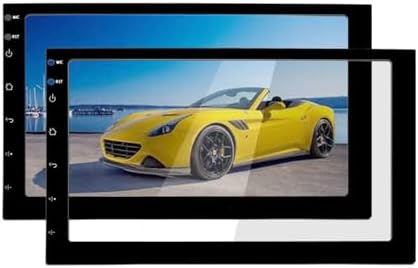 Car Screen Protector Radio Screen Protetor Car Stereo Screen Protector Tempered Glass GPS Screen Protector Foils High-definition Protective Film for 7 Inch Android Double Din Stereo Navigation Head Unit Auto FM Radio