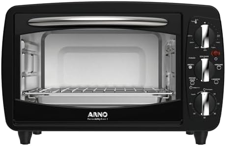 Forno Elétrico Arno 5 em 1 20L Preto FOR3 com Função AirFry, Time...