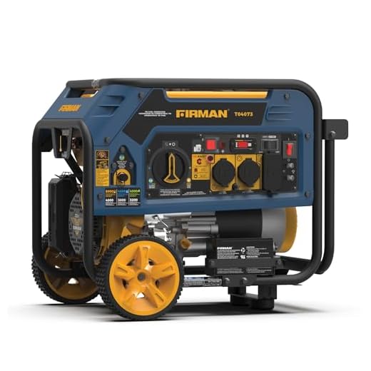 FIRMAN T04073 4kW Tri-Fuel Portable Generator