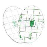 Elfzone Waterproof Ear Covers for Shower - 60PCS PU Gel with Cotton - Disposable Baby Ear Stickers for Swimming, None Glue Ear Protection Sticker for Toddler Newborn Kids