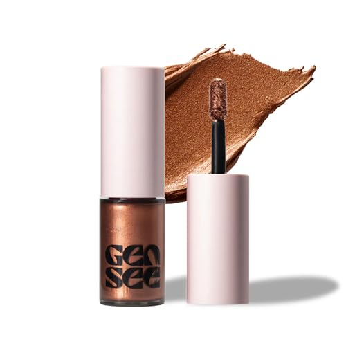 Gen See Mixed Media Metallic Liquid Eyeshadow, Bronze Age –