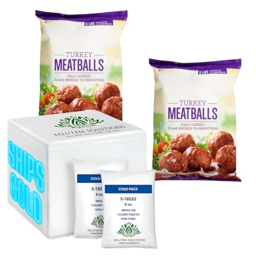 Salutem Vita - Turkey Meatballs, 5 lbs. - Pack of