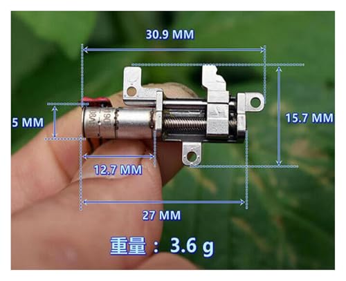 Démarreur pas à pas 5mm à vis linéaire pour un déplacement micrométrique stable