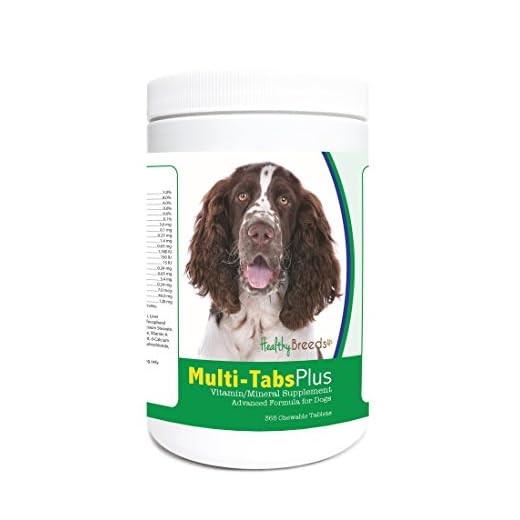Healthy Breeds English Springer Spaniel Multi-Tabs Plus Chewable Tablets 365 Count