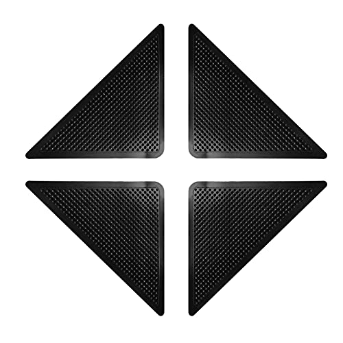 4, Washable, Reuseable Carpet Grippers, Non Slip Area Rugs Grippers,