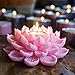 3D Lotus Candle Molds for Candle Making Supplies Flower Silicone Mold for Scented Candles Soap Making DIY Plaster Aromatherapy Candles Home Decor Floral Silicone Molds for Resin Epoxy Cement Gypsum