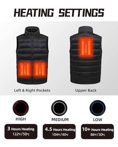 Kids Heated Vest,Boys Girls Lightweight Electric Heated vest for Child with 5V Battery Pack4