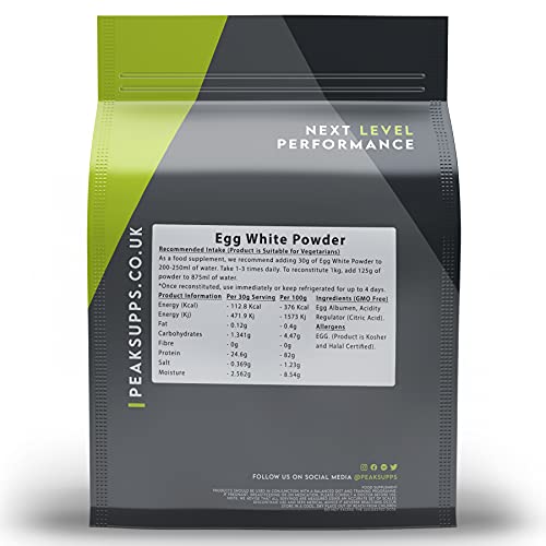 Egg White Powder Unflavoured 1kg Keto Egg Protein Powder