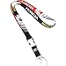 Produktbild 100% 70909-001-01 Lanyard, Schwarz/Rot