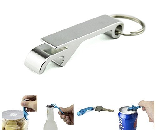 24 Bulk Bottle Opener Keychain Assortment - Ideal Tailgating Gifts And Promotional Item #TOP6