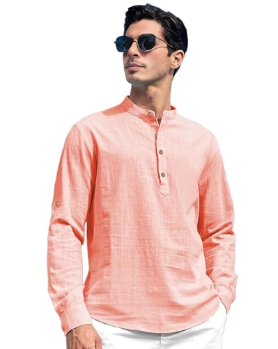 Image of Vida Loca Men Solid Cotton Blend Straight Kurta Shirt