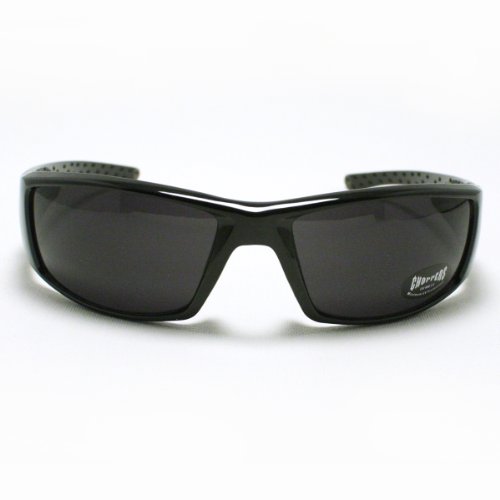 Mens Choppers Sunglasses Biker Motorcycle Logos Flame All Black2