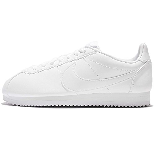 Nike Wmns Classic Cortez Leather, Zapatillas De Running, Blanco White White 102 , 35.5 Eu Nike Wmns Classic Cortez Leather, Zapatillas De Running, Blanco White White 102 , 35.5 Eu