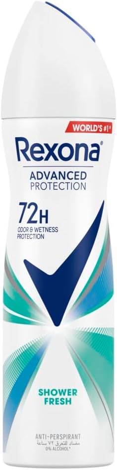 Women Antiperspirant Deodorant Spray, 72 hour sweat & odor protection*, Shower Fresh, with MotionSense technology, 150ml