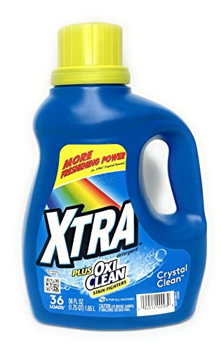 XTRA LAUNDRY DETERGENT LIQUID CRYSTAL CLEAN JUG 56 FLUID OUNCE