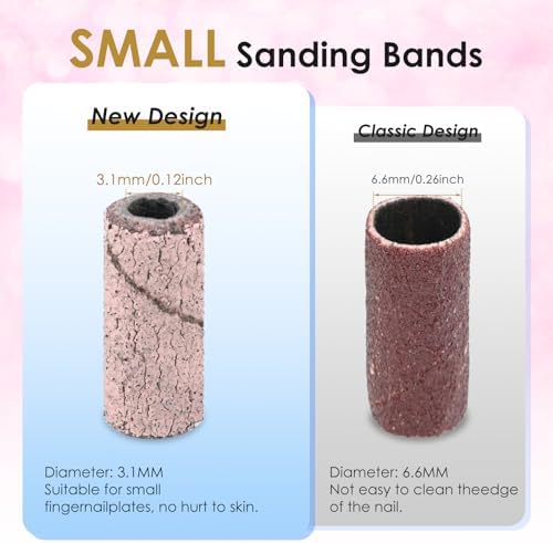 120PCS Small Sanding Bands