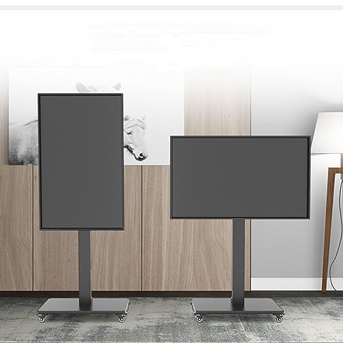 Soporte móvil para TV de piso y ruedas para pantallas 32-65 pulgadas miniatura 1