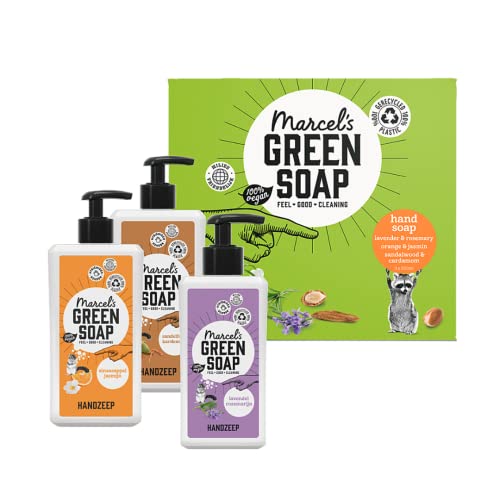 Marcel's Green Soap Set regalo con tre saponi per