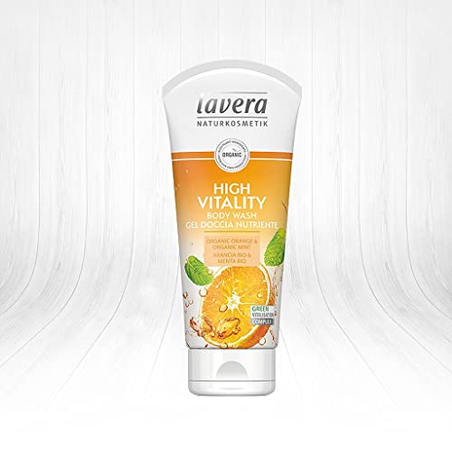 lavera High Vitality Body Wash ∙ Vegan Organic Skin Care Natural & Innovative Cosmetics 200ml