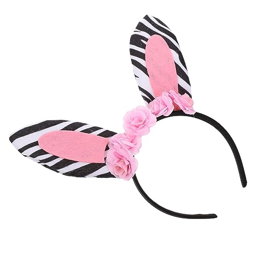 パーティーカチューシャ ウサギの耳のカチューシャ ぬいぐるみ漫画ヘアバンド ゼブライヤー コスプレヘアフープ コスプレ耳毛フープ 髪飾り 獣耳ヘアフープ 髪の弓 プラスチック PAMINGONO