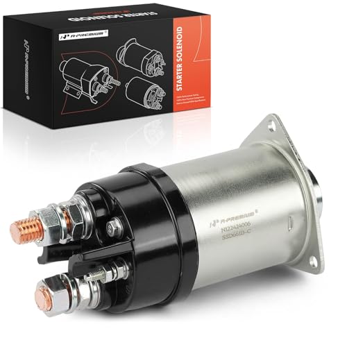 A-Premium Starter Solenoid Compatible with Ford Models - E-250 Econoline 1993-1994, E-350 Econoline 1993-1995, E-350 Econoline Club Wagon 1993-1995 - 12V