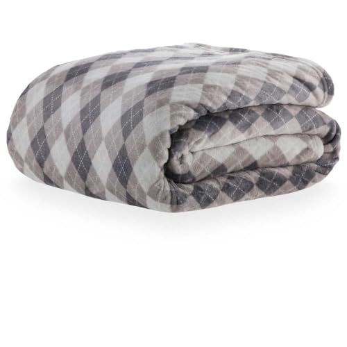 Cobertor Solteiro 300g Blanket Vintage Argile - Kacyumara Estampado