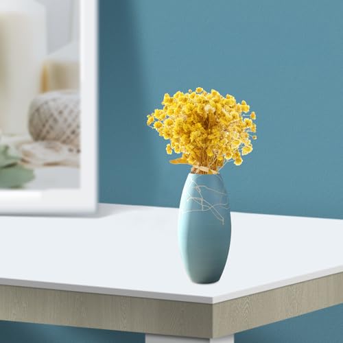 Ramillete de flores secas Gypsophila amarillo miniatura 5
