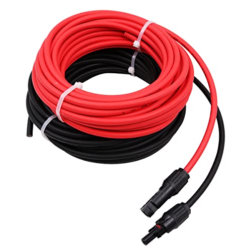 Câble avec fiche de 9,15 m 10 AWG pour alimenter votre van autonome en énergie solaire