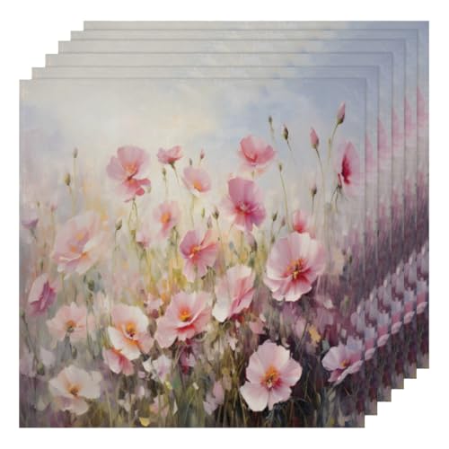 Servilletas de Tela Multicolor 50.5x50.5 cm Pack 6 miniatura 1