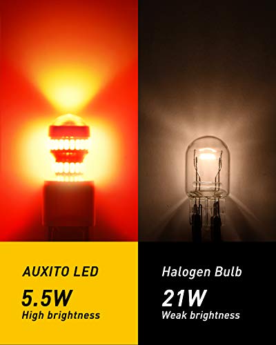 image for AUXITO 7443 Red LED Bulbs,7440 7443R LED Bulbs T20 7441 7444 LED Light