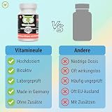 Zistrose Kapseln - hochdosiert 500 mg - bioaktiv & vegan - Produktion in Deutschland - ohne Zusatzstoffe - Cistus incanus (Zistrosenkraut-Pulver) - Kapseln statt Tropfen & Tabletten - Vitamineule®