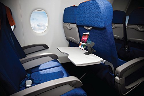 Chargeworx Airplane Magnetic Phone Mount & Tablet Mount | Universal In Flight Airplane Phone Holder Mount | 360 Degree Rotation Tablet Holder For Airplane | Tray Table Viewing For Smartphones, Tablets #TOP2