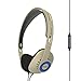 Koss KPH30iRB On-Ear Headphones, in-Line Microphone and Touch Remote Control, D-Profile Design, Wired with 3.5mm Plug, Rhythm Beige