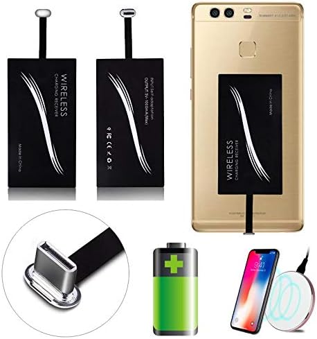 Type C Wireless Charging Receiver, Wireless Fast Charging Receiver Module USB C for Smartphones with Type C Interface
