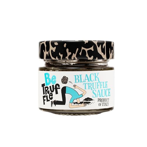 Be Truffle - Salsa de Trufa Negra 80g - Hecha en Italia - Vegana, Sin Gluten, Sin Colesterol