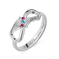 Algopix Similar Product 17 - Personalized Mother Rings with 3