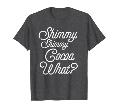 Shimmy Shimmy Cocoa What? T-Shirt, Men, Dark Heather Grey, Large