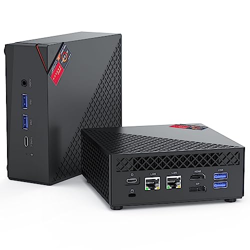 NiPoGi Mini PC АMD Ryzen 7 5800U(8C/16T, bis zu 4,4 GHz), 16GB DDR4 512GB M.2 SSD Mini Desktop Computer, 4K Triple Display Mini-PC mit VESA für Schule/Büro/Heimkino, DP/HDMI/Type-C, WiFi 6,