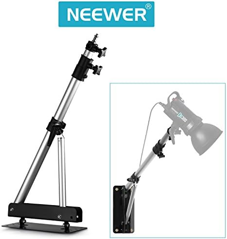 Neewer Max Length 49"/125cm Wall Mounting Boom Arm for Photography Studio Video Lights, Monolights, Umbrellas, Reflectors