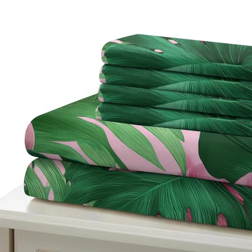 Parure de lit fleurs tropicales double pour renouveler la déco de chambre - 7
