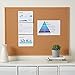Staples Standard Durable Cork Bulletin Board, Oak Finish Frame, 4-ft x 3-ft (28337-CC)